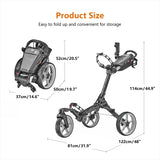 Refurbished Auto+360 Golf Push Cart